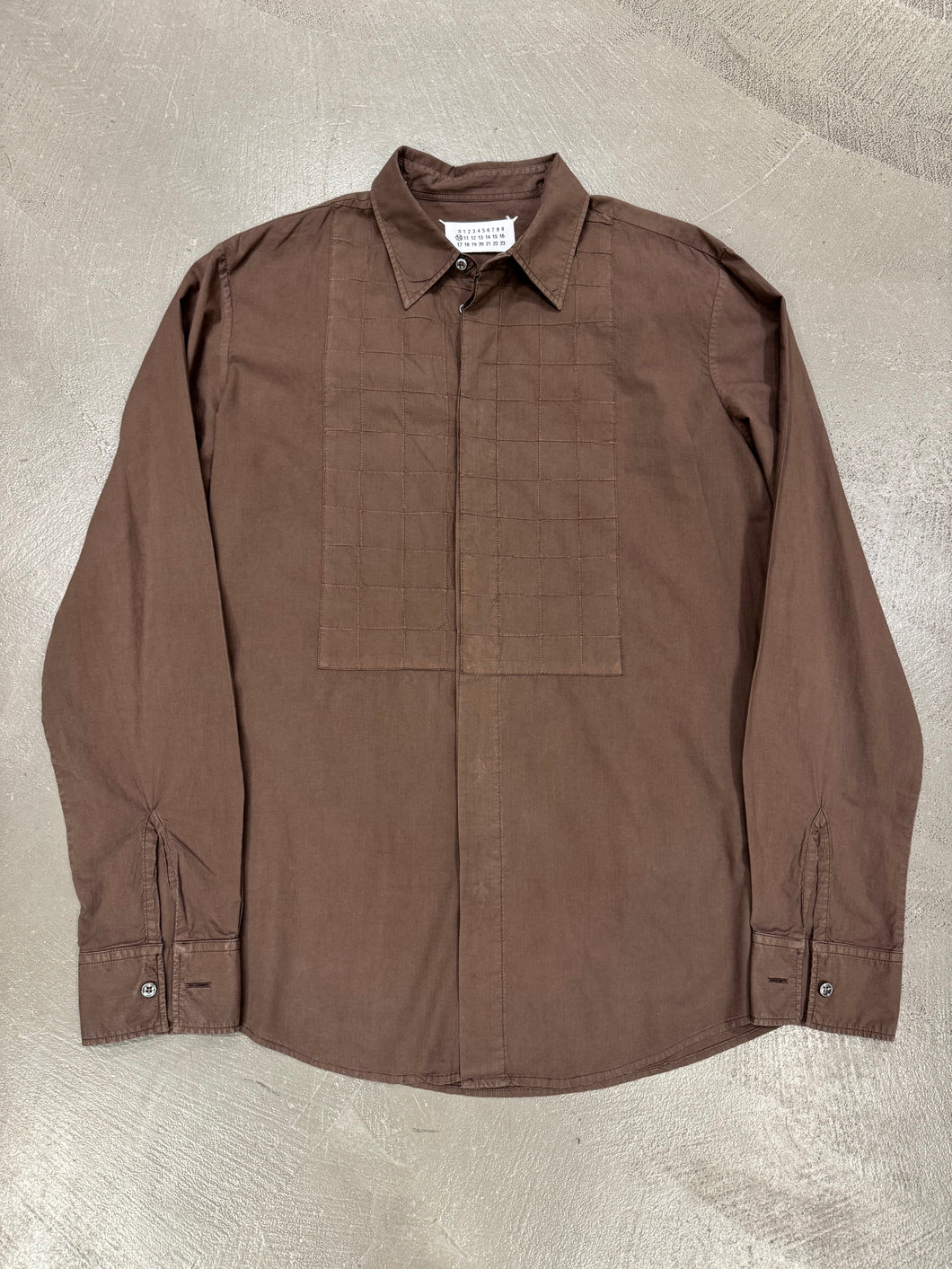 A/W 2007 Maison Margiela brown shirt