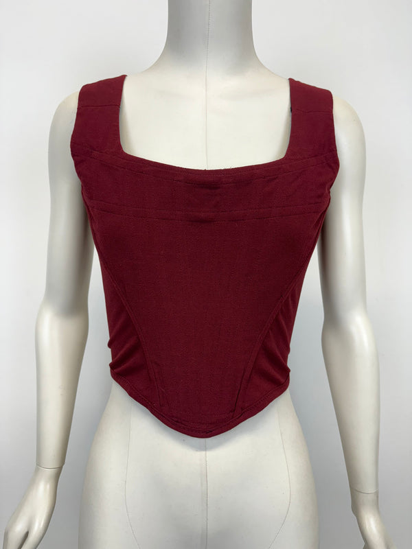 2000s Vivienne Westwood red corset top