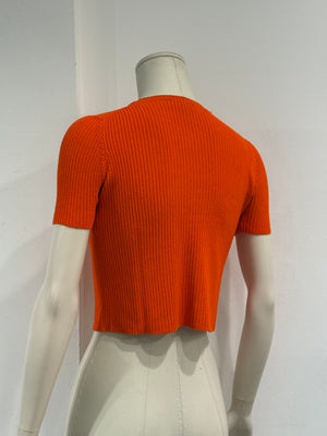 1990s Gucci by Tom Ford ribbed knit top