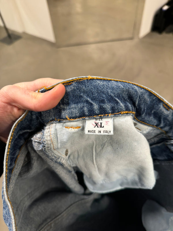 2000s Roberto Cavalli mainline embroidered snake jeans