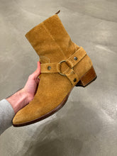 Load image into Gallery viewer, Saint Laurent Paris Wyatt suede western boots
