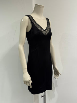 2000s Dolce & Gabbana V-neck midi dress
