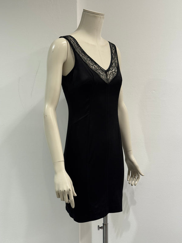 2000s Dolce & Gabbana V-neck midi dress
