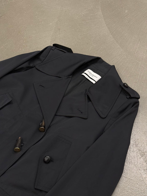 2004 Yves Saint Laurent by Tom Ford utility toggle Mombasa nylon coat