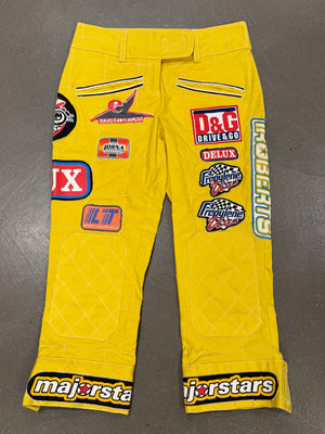 S/S2004 D&G racing motocross patch detailed pants