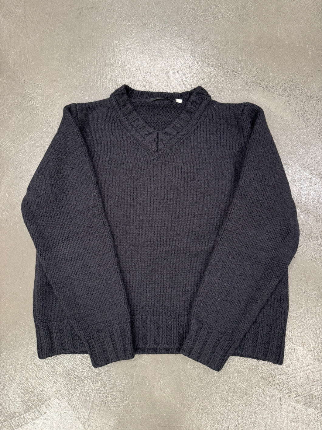 1990s Helmut Lang thick boxy knit