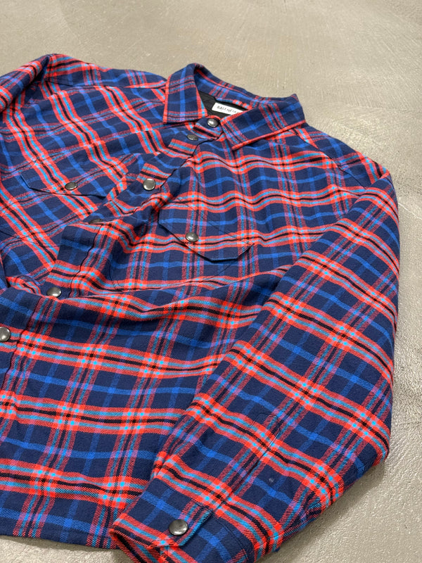 2020 Balenciaga swing flanel checkered jacket