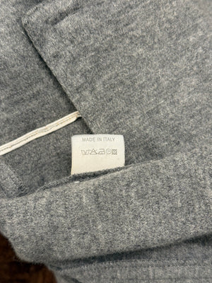 2000s Brunello Cucinelli layered wool zip blazer