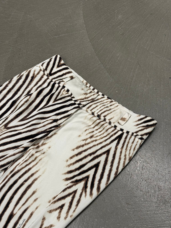 2000s Roberto Cavalli “Tigresse” flare pants