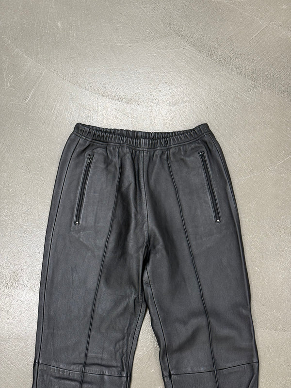 2016 Balenciaga leather sweatpants