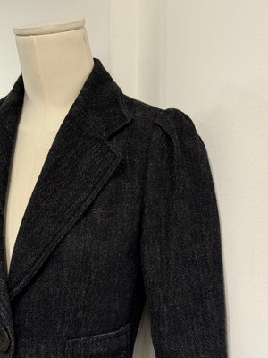 2000s Dries Van Noten cropped blazer jacket