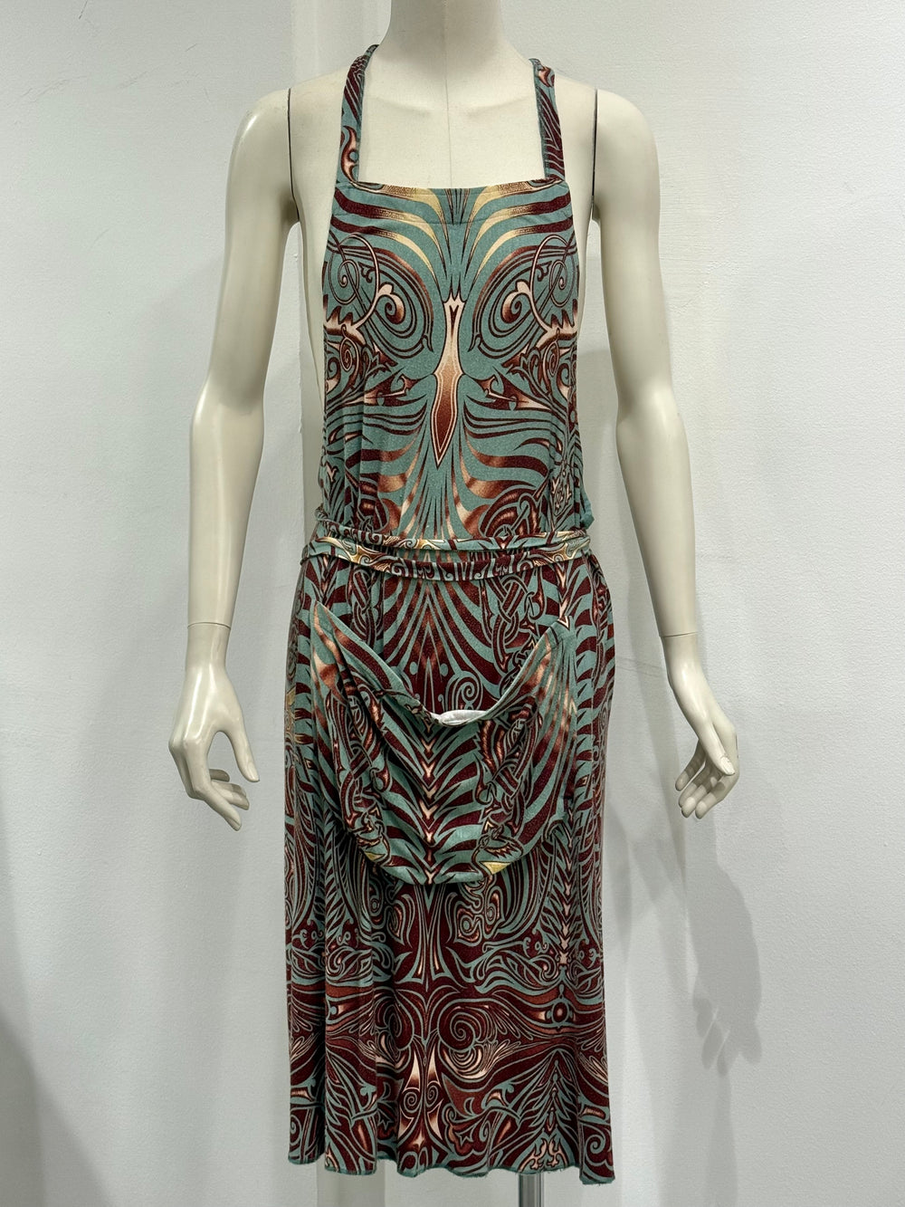 1990s Jean Paul Gaultier tribal dress