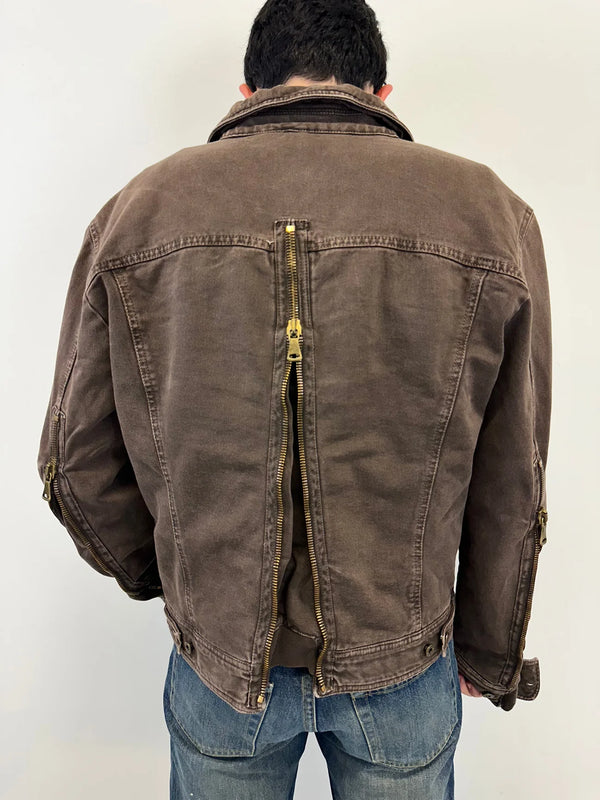 A/W 2003 Dolce & Gabbana back zip sleeves jacket