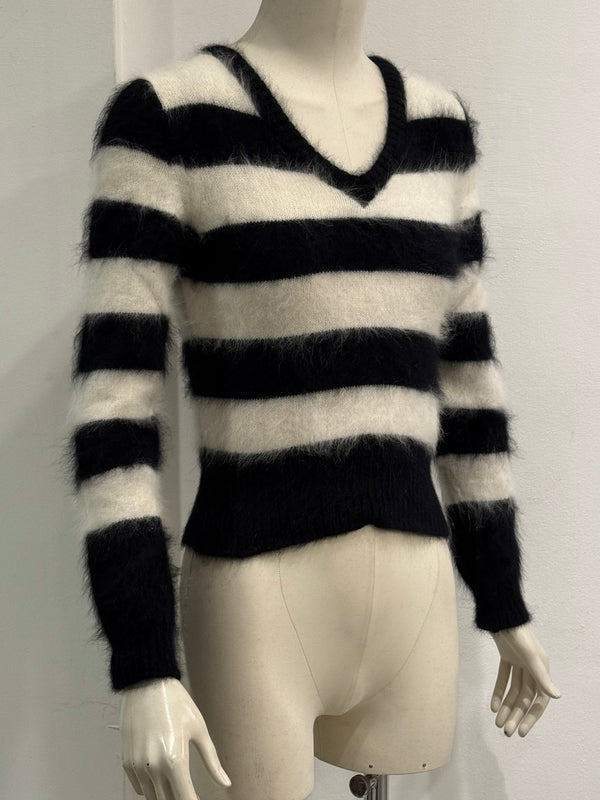 2000s Dolce & Gabbana cachemire stripe sweater