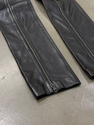 F/W 2001 Gucci By Tom Ford full zip leather pants