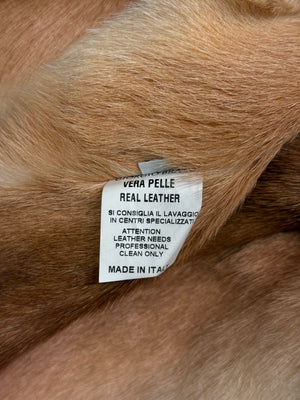 2000s Giorgio Brato real fur leather jacket