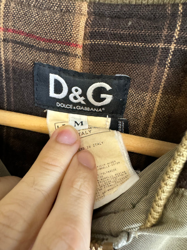 AW2003 Dolce & Gabbana zip sleeve bomber jacket