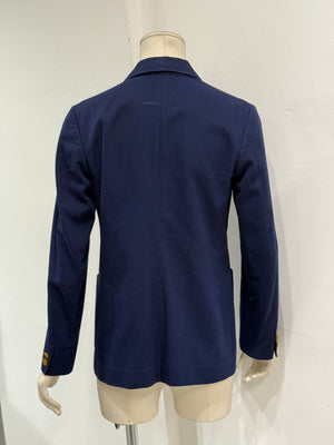 1990s Vivienne Westwood red label orb embroidered double-breasted blazer