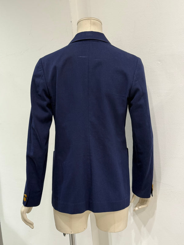 1990s Vivienne Westwood red label orb embroidered double-breasted blazer