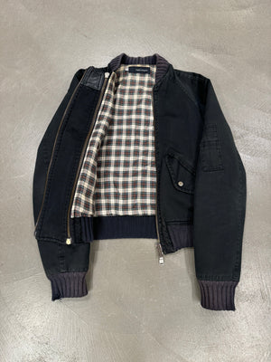A/W 2004 Dsquared2 aviator double zipper bomber jacket