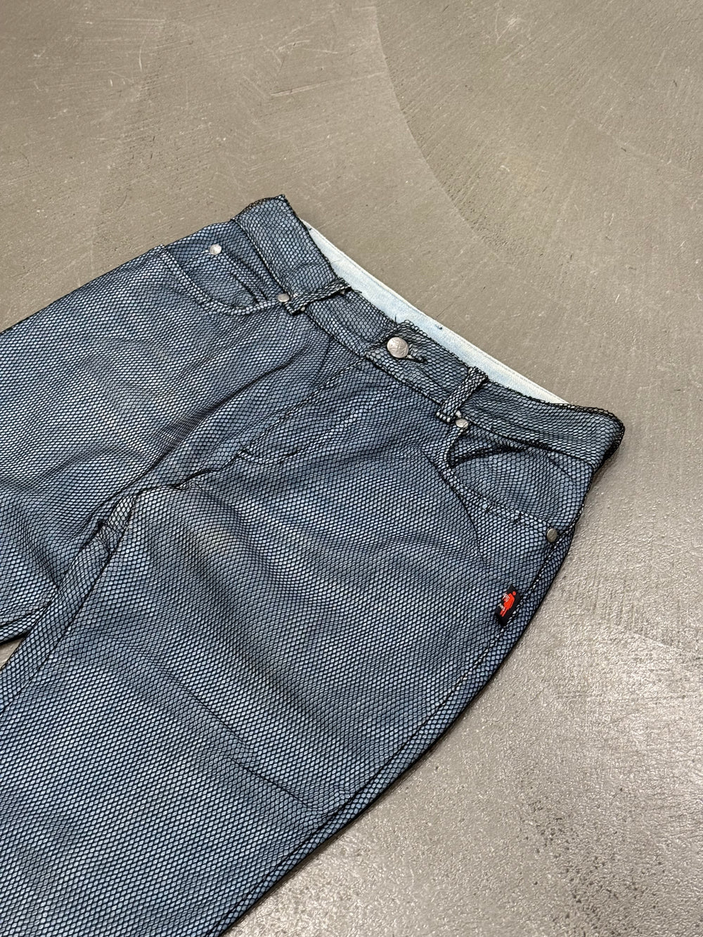 2000s Jean Paul Gaultier mesh double layer pants