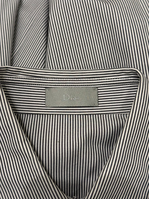 S/S2007 Dior by Hedi Slimane runway striped shirt