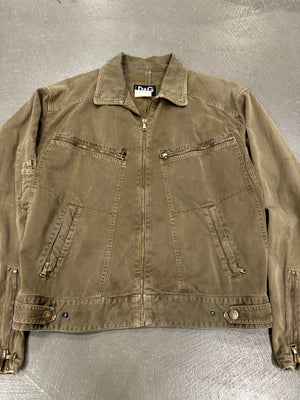 S/S2003 Dolce & Gabbana worker light zipper bomber jacket