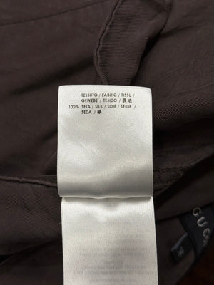 2013 Gucci silk field bomber jacket