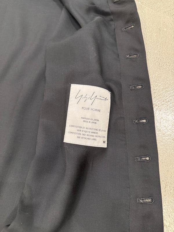 2000s Yohji Yamamoto wool black vest