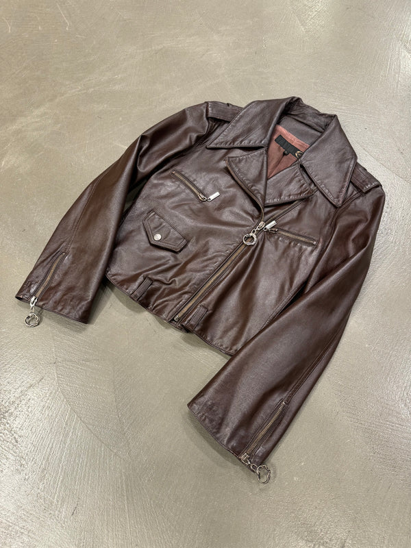 2000s Roberto Cavalli leather jacket