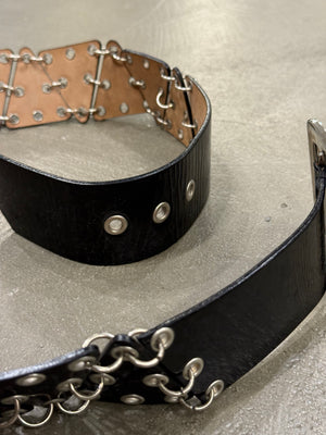 2000s Dolce & Gabbana pierced belts