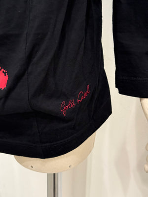A/W2022 Vivienne Westwood "Let It Rock" draped long-sleeve top