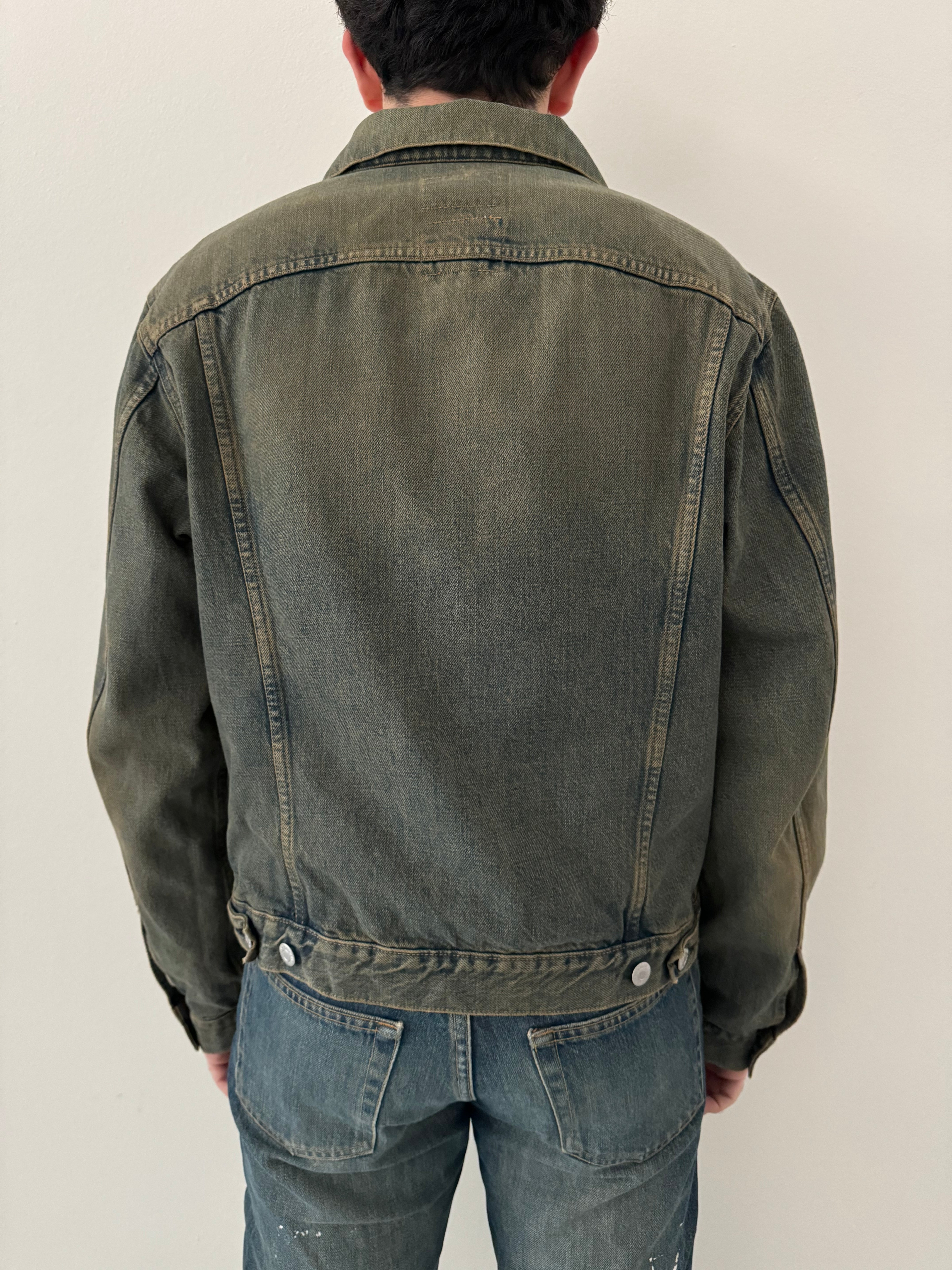 ジャケット・アウター HELMUT LANG/VINTAGE STAINED DENIM JACKET Helmut Lang, Vintage Stained Classic Denim Jacket - LA NAUSÉE