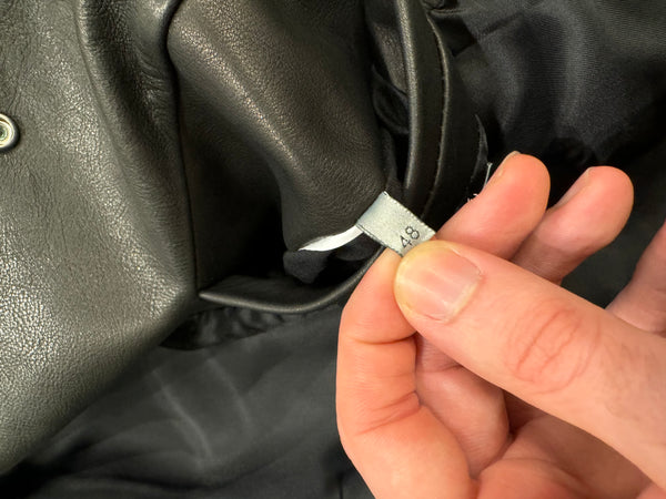 2010s Dior saddle leather cargo bomber jacket
