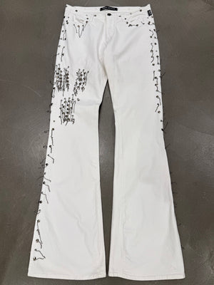 2000s Versace chain pendants pants