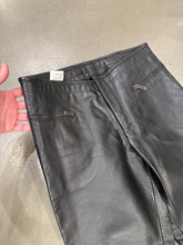 Load image into Gallery viewer, 1990s Dirk Bikkembergs all around zipper leather pants
