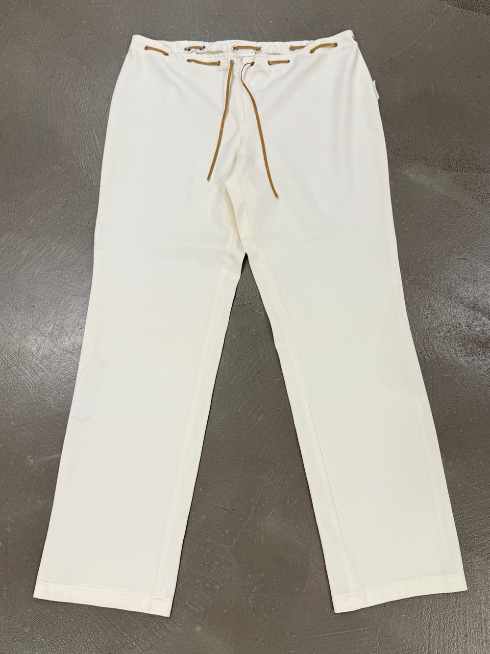 2000s Gianfranco Ferré lace-up set corset + pants