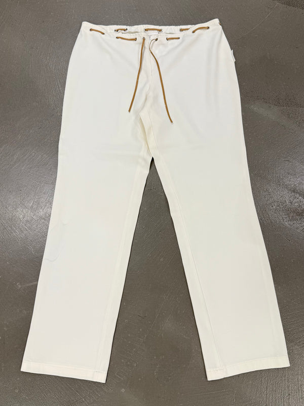 2000s Gianfranco Ferré lace-up set corset + pants