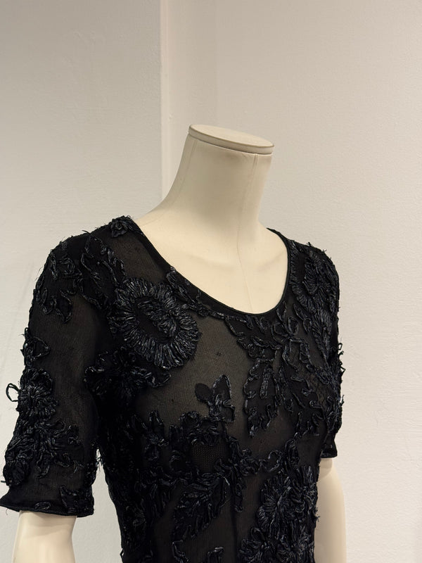 1990s Yves Saint Laurent floral paper top