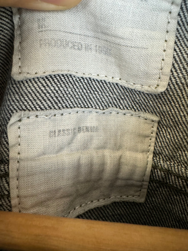 1999 Helmut Lang classic grey faded denim jacket