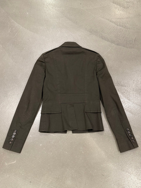 2003 Gucci by Tom Ford structured officer jacket