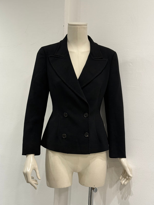 2009 Prada double breasted cropped wool jacket