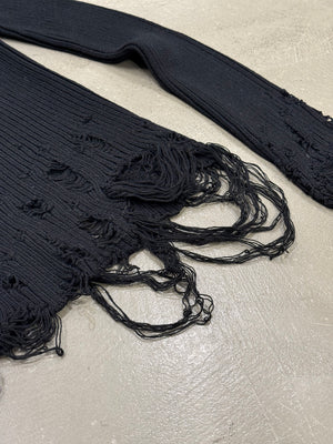 2020 Balenciaga distressed turtleneck