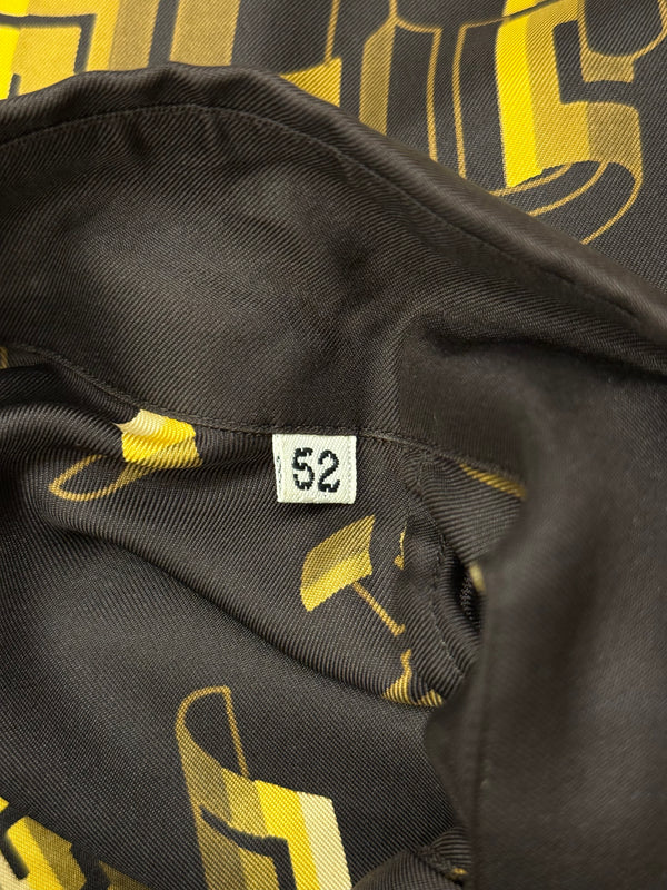 1990s Gianni Versace geometric silk shirt