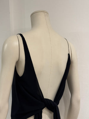 S/S2003 Jean Paul Gaultier cut-out metal chain halter top