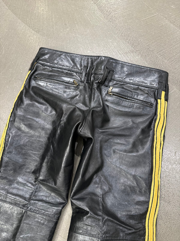 2000s Roberto Cavalli mainline biker leather pants