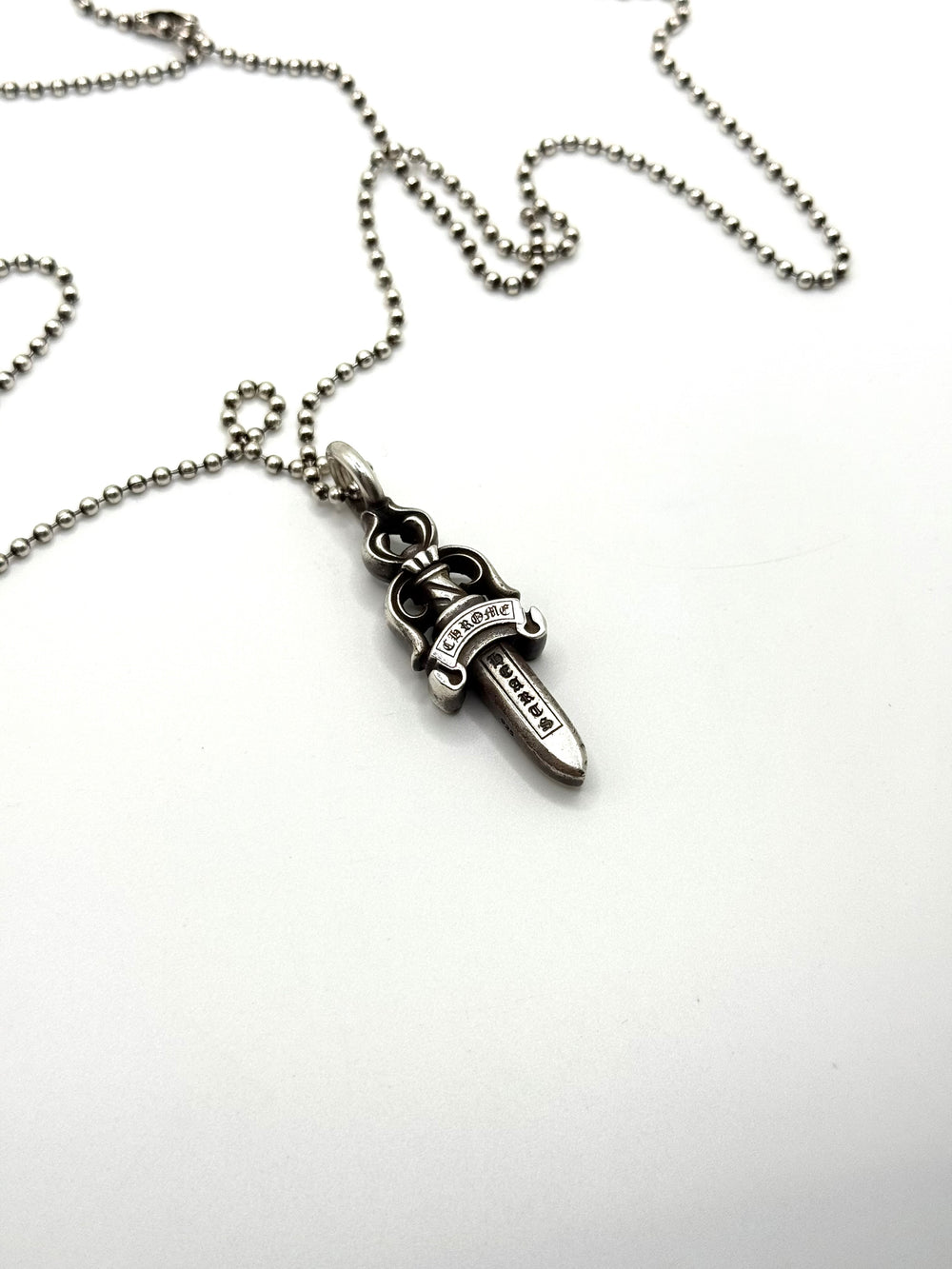 Chrome Hearts dagger pendant necklace