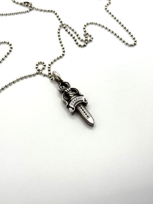 Chrome Hearts dagger pendant necklace