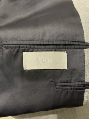 2010s Dior tailored gray blazer