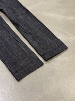 2006 Balenciaga by Nicolas Ghesquière Flared Workwear Denim